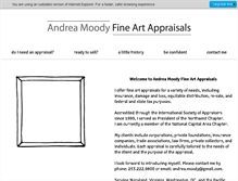 Tablet Screenshot of andreamoody.com